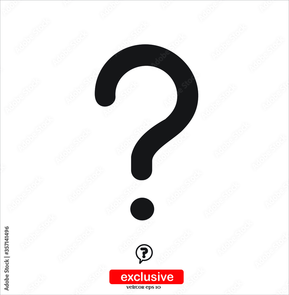 Question mark icon. .Flat design style vector illustration for graphic and web design. Question mark icon. .Flat design style vector illustration for graphic and web design.
