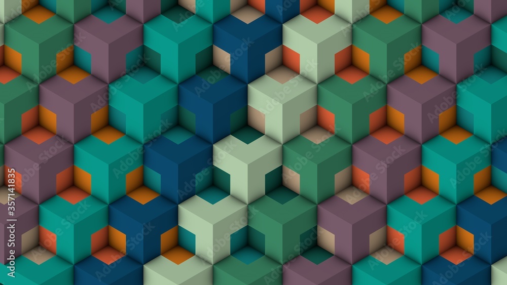 Obraz premium Isometric Patterns 2