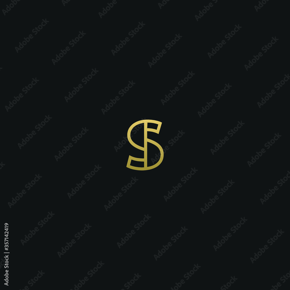 Creative modern elegant trendy unique artistic S SS initial based letter icon logo Creative modern elegant trendy unique artistic S SS initial based letter icon logo