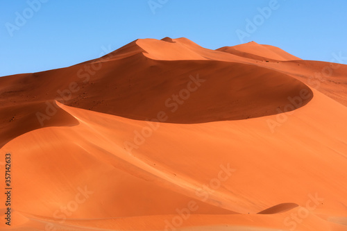 Huge sand dunes of Namib desert 