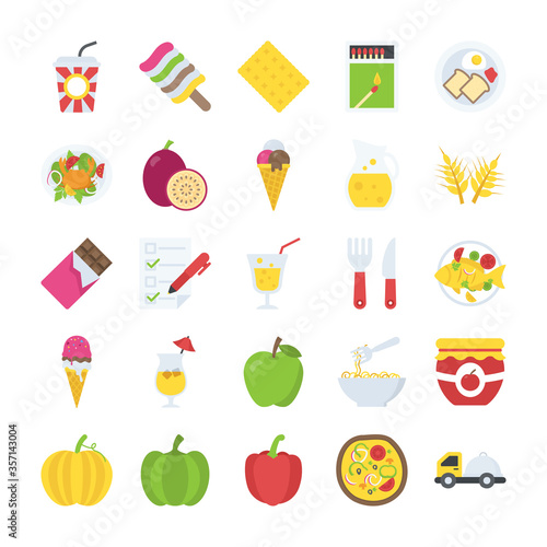  Food and Drinks Icons Pack 