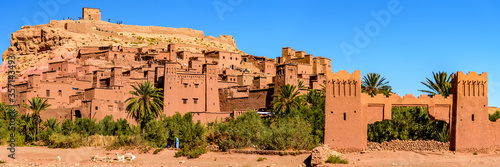 Dusk at Aït Benhaddou. It is a fortified village along the former caravan route between the Sahara and Marrakech in present-day Morocco. It has been a UNESCO World Heritage Site since 1987. © Ondrej Bucek