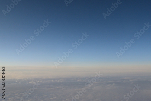 aerial view of the clouds in the early morning (sunrise)