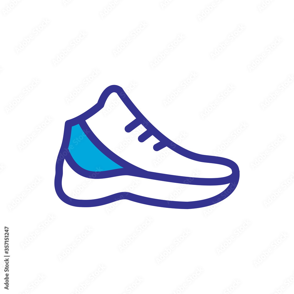 basketball shoes icon color style design basketball shoes icon color style design