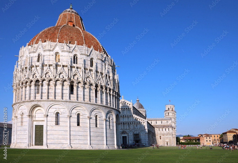 Square of Miracles in Pisa City in Central Italy