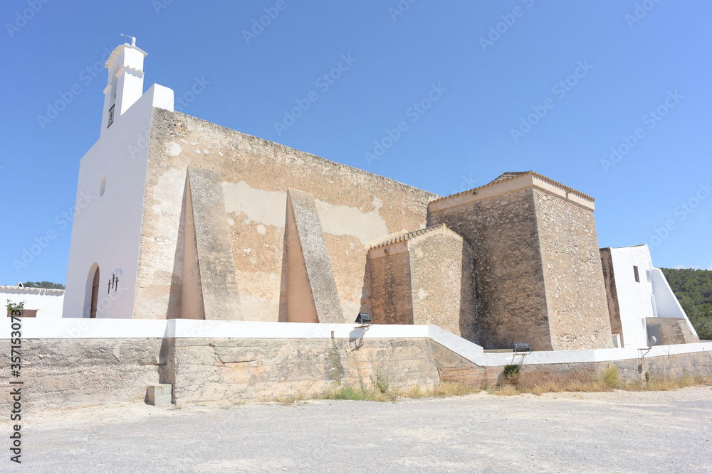 San Agustín church, Ibiza. 
