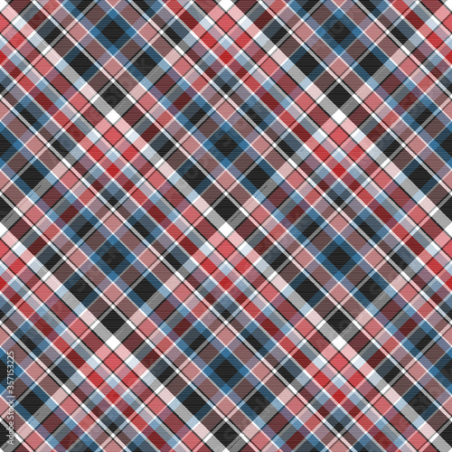 Seamless tartan plaid pattern. fabric pattern. Checkered texture for clothing fabric prints, web design, home textile christmas pattern