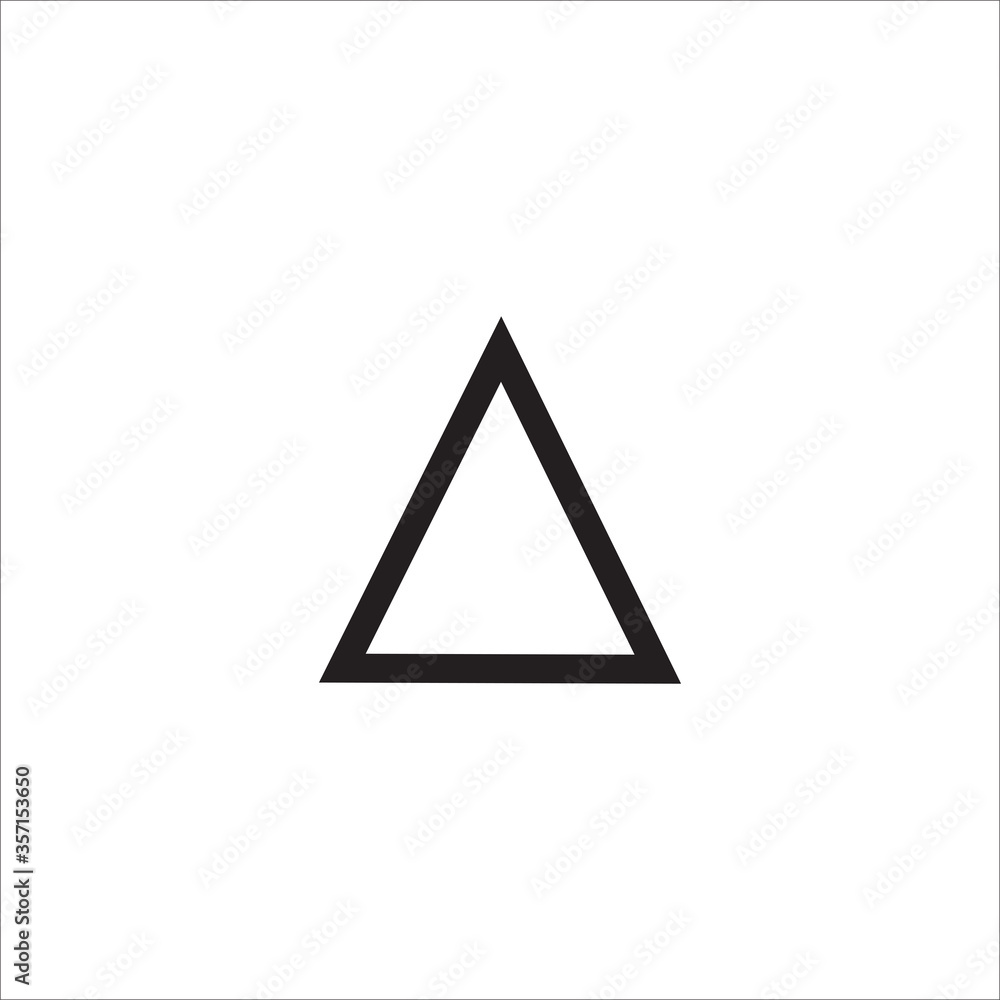 Triangle line icon Triangle line icon