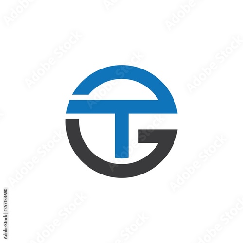GT logo vector icon illustration