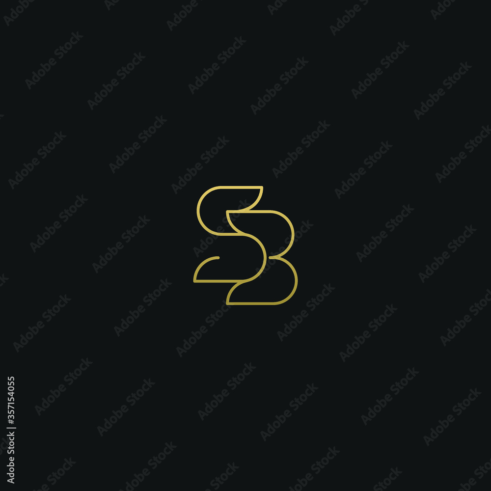 Creative modern elegant trendy unique artistic SB BS S B initial based letter icon logo. Creative modern elegant trendy unique artistic SB BS S B initial based letter icon logo.