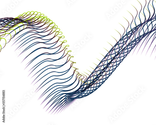 Abstract background blend wave line design for Wallpaper, Banner, Background, Card, Book Illustration, landing page