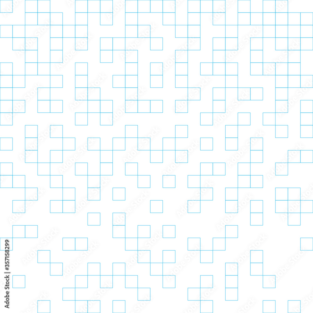Dissolved math paper squares vector Dissolved math paper squares vector