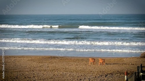 A beatiful view of Beach of Essaidia 