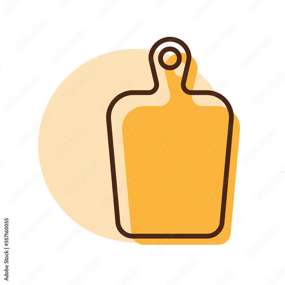 Cutting board vector icon. Chopping Board symbol Cutting board vector icon. Chopping Board symbol