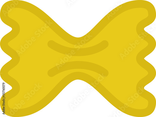 An illustration icon of Farfalle pasta