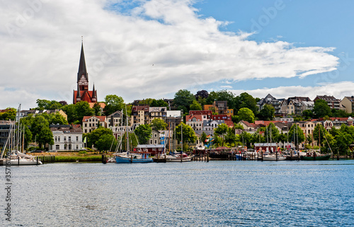 Felsburg, Flensburger Förde; westliches Ufer, St. Jürgen Kirche, Schleswig-Holstein, Deutschland