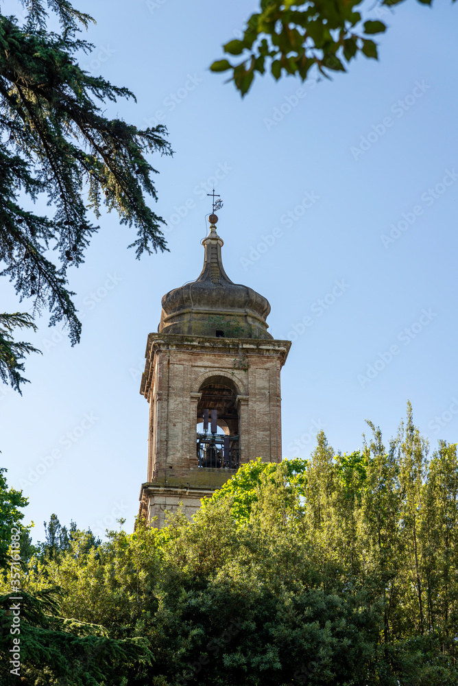 bell tower of the cathedral of terni