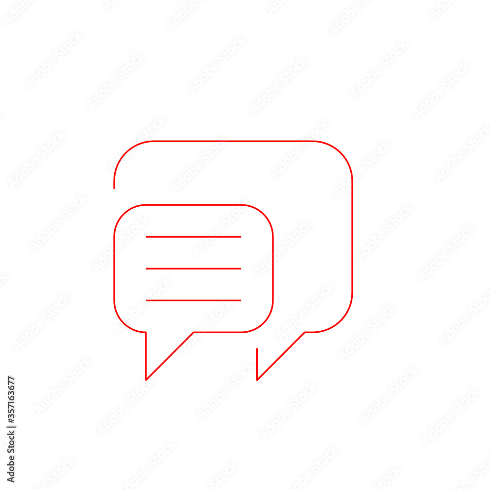Fototapeta premium speech bubble icon