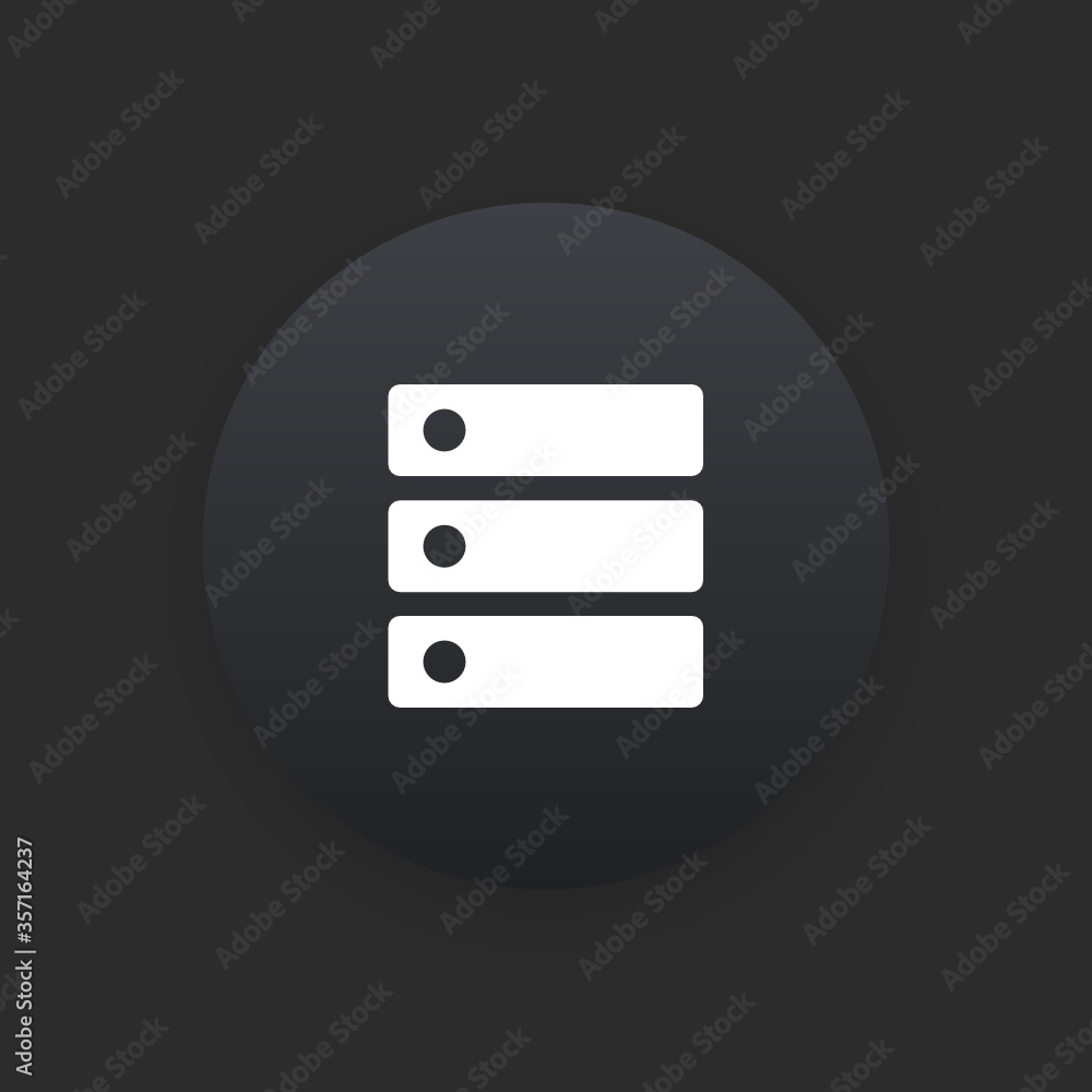 Storage - Matte Black Web Button Storage - Matte Black Web Button