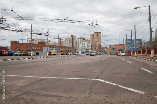 Depot for maintenance and repair of trolley buses