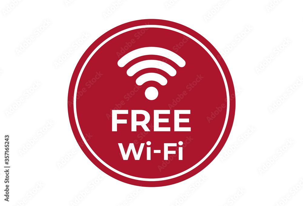Free WiFi. Vector illustration, free wifi Free WiFi. Vector illustration, free wifi