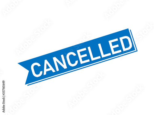 cancelled stamp on white background. cancelled stamp sign