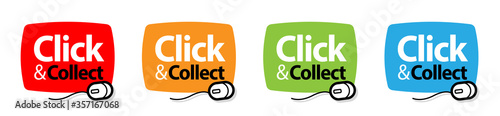 Click an collect with computer mouse