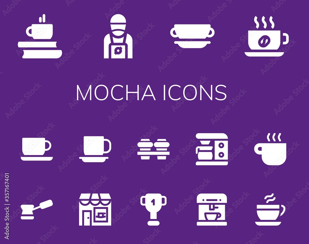 mocha icon set mocha icon set