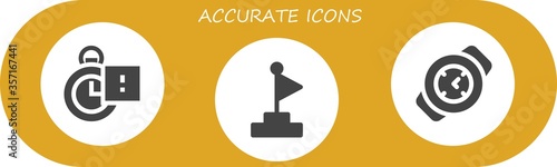 Modern Simple Set of accurate Vector filled Icons
