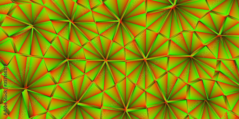 Abstract green background with geometric elements. 3d rendering Abstract green background with geometric elements. 3d rendering