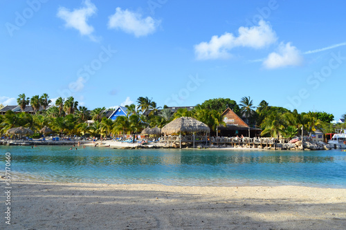 paradise island beach Curacao Caribbean Sea
