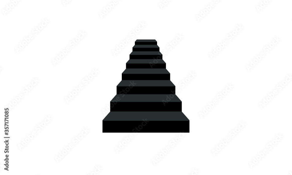 Stairway steps symbol house stairs vector illustration Stairway steps symbol house stairs vector illustration