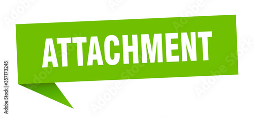 attachment banner. attachment speech bubble. attachment sign