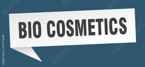 bio cosmetics banner. bio cosmetics speech bubble. bio cosmetics sign