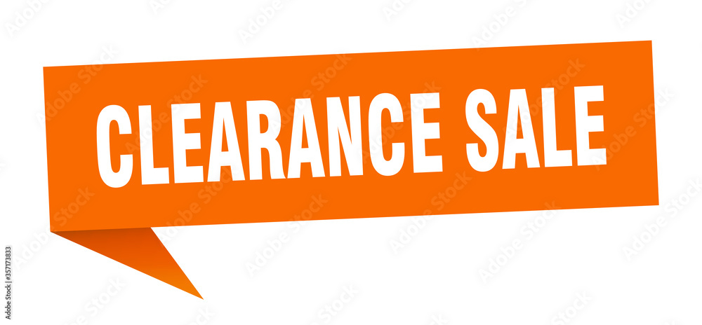 clearance sale banner. clearance sale speech bubble. clearance sale sign clearance sale banner. clearance sale speech bubble. clearance sale sign