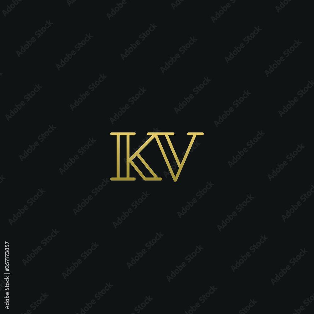 Creative modern elegant trendy unique artistic KV VK K V initial based letter icon logo.
Creative modern elegant trendy unique artistic KV VK K V initial based letter icon logo.
