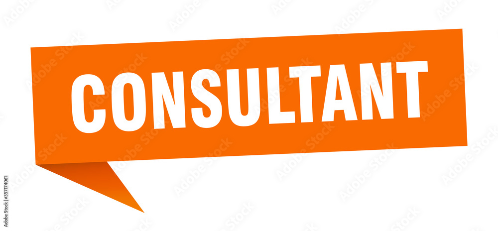 consultant banner. consultant speech bubble. consultant sign consultant banner. consultant speech bubble. consultant sign