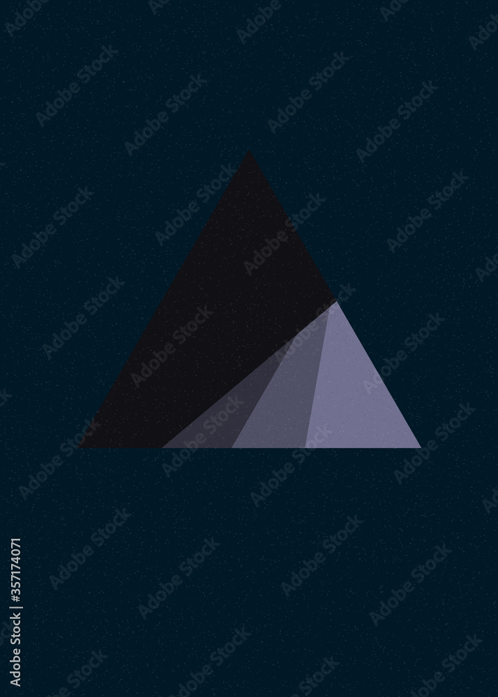 Fototapeta premium Crossing lines generativeart style colorful logo illustration