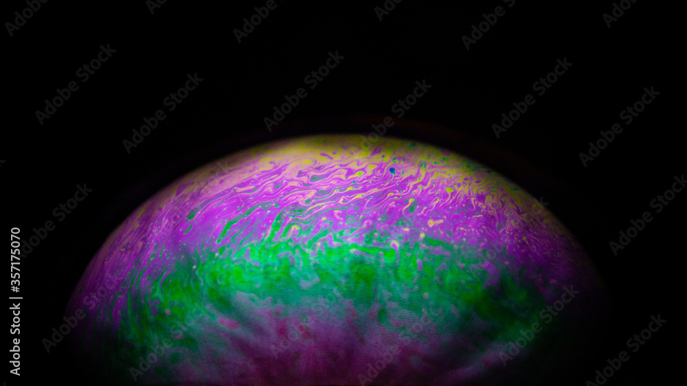 Abstract Soap Bubble Rainbow Colours Abstract Soap Bubble Rainbow Colours