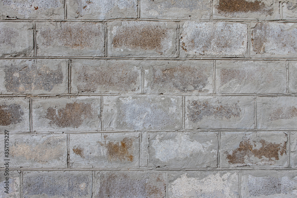 Fototapeta premium background and texture of old light brick wall. Copy space for text