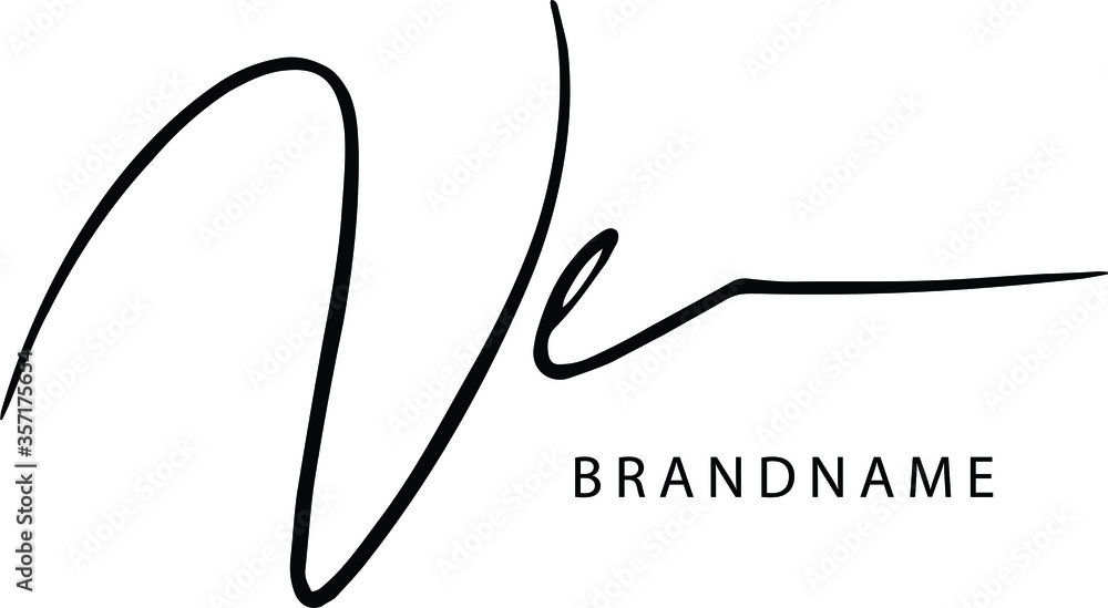 VE Letter Initial Logo Design, Vector Template VE Letter Initial Logo Design, Vector Template