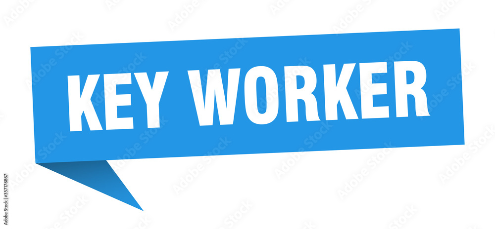 key worker banner. key worker speech bubble. key worker sign key worker banner. key worker speech bubble. key worker sign