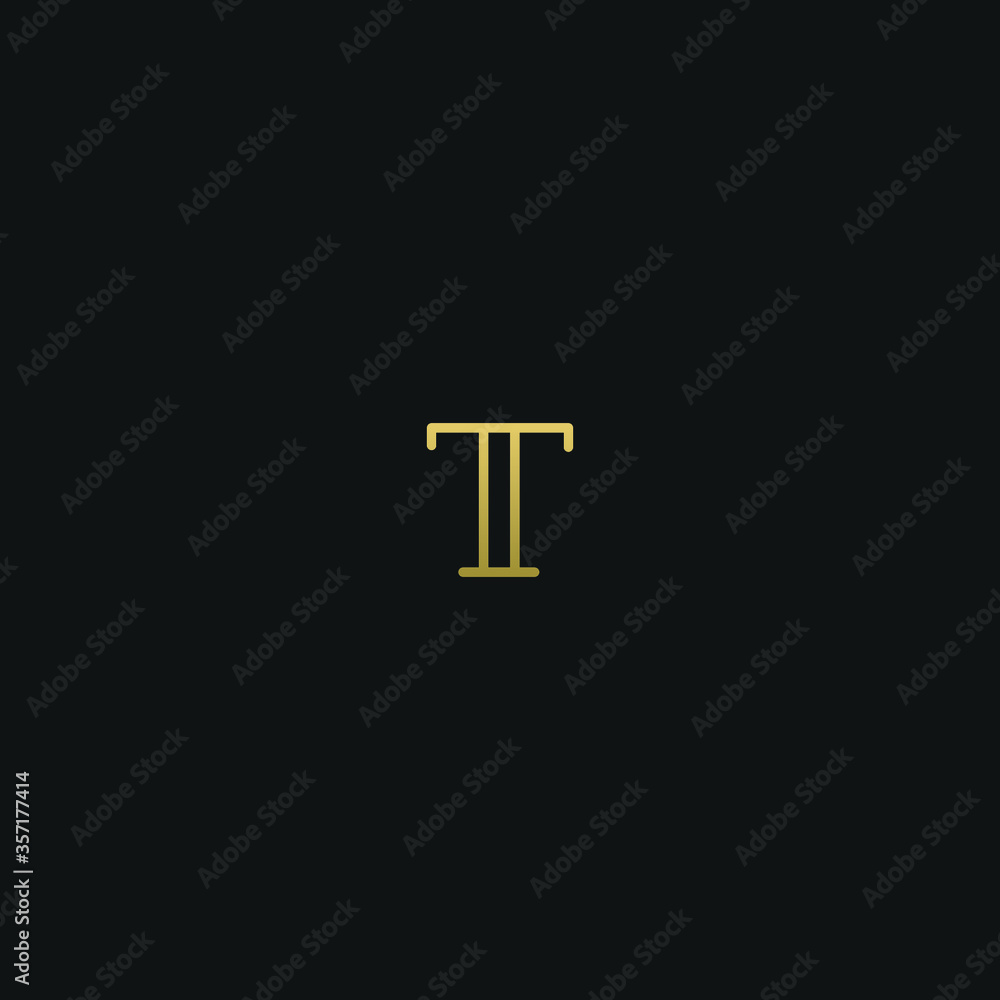 Creative modern elegant trendy unique artistic T TT initial based letter icon logo. Creative modern elegant trendy unique artistic T TT initial based letter icon logo.