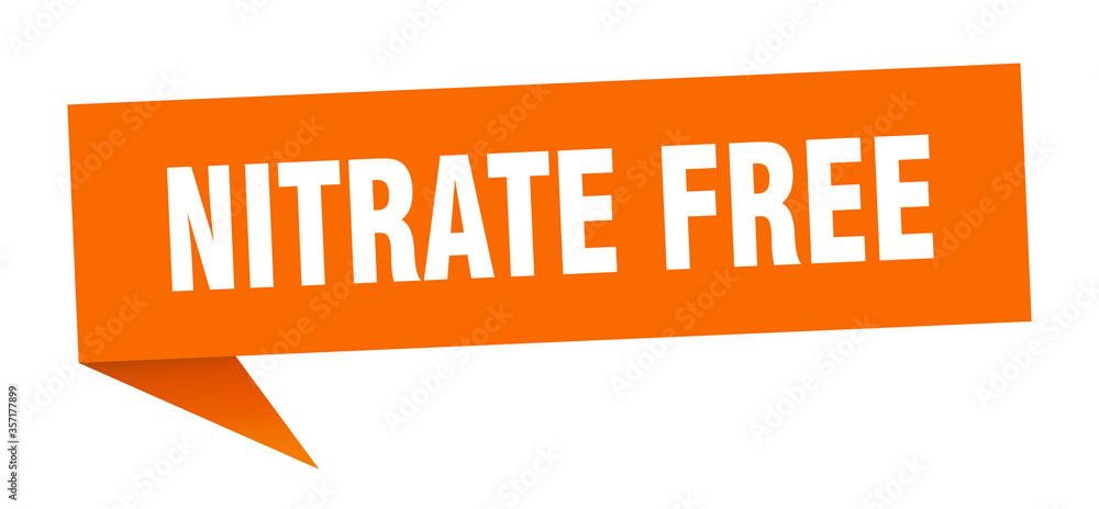 nitrate free banner. nitrate free speech bubble. nitrate free sign nitrate free banner. nitrate free speech bubble. nitrate free sign