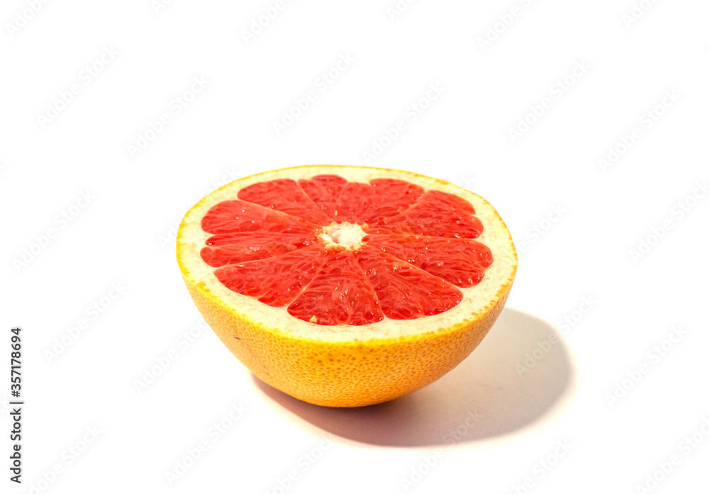 photo of grapefruit closeup, isolate photo of grapefruit closeup, isolate