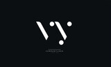 VY Letter Logo Alphabet Design Icon Vector Symbol