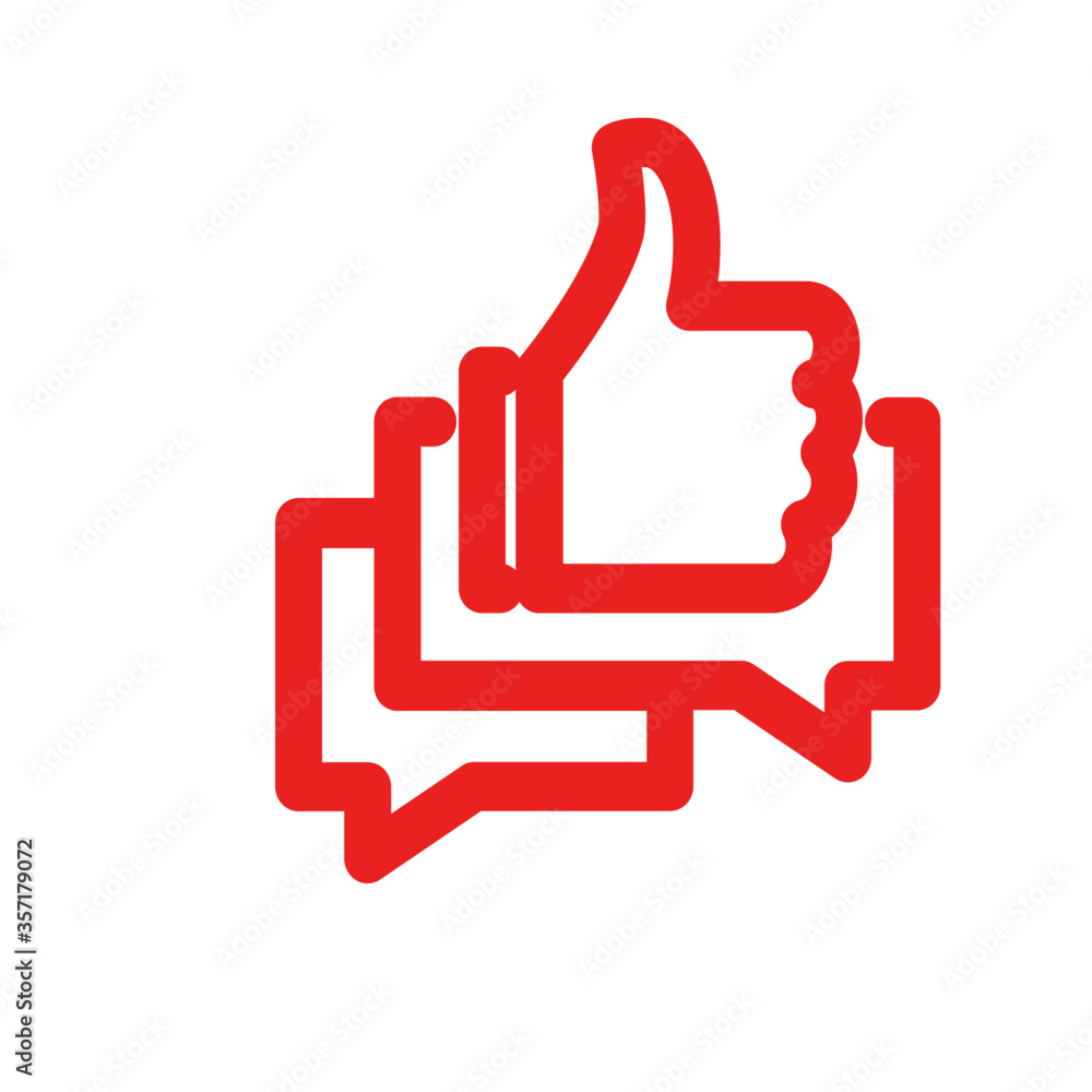 chat and like icon chat and like icon