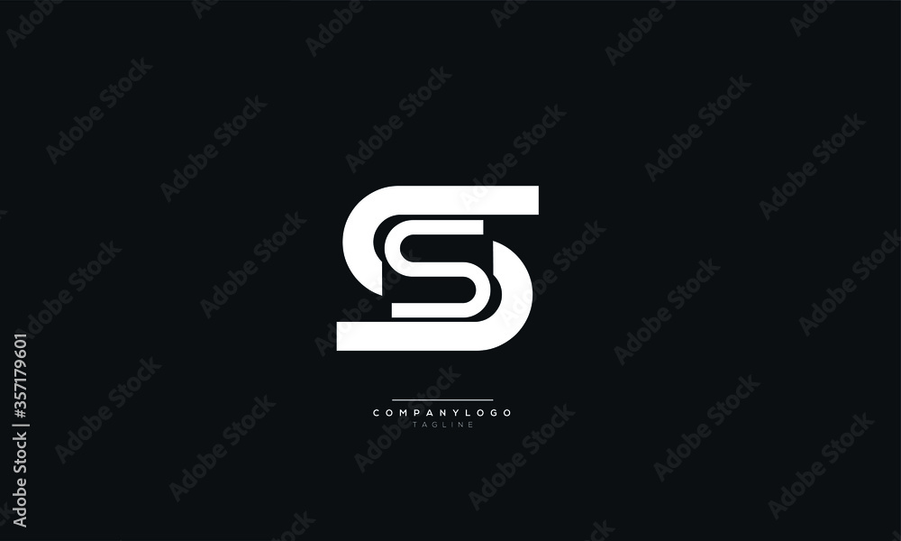 SS Letter Logo Alphabet Design Icon Vector Symbol SS Letter Logo Alphabet Design Icon Vector Symbol