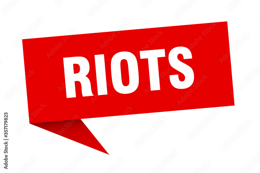 riots banner. riots speech bubble. riots sign riots banner. riots speech bubble. riots sign