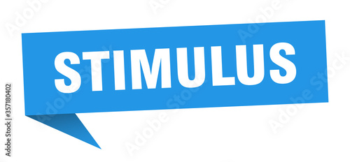 stimulus banner. stimulus speech bubble. stimulus sign